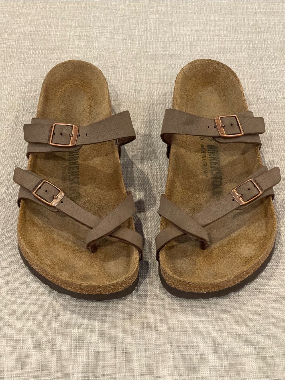 Birkenstock Mayari in Mocha GUC Birkibuck EU 38 W 7 festival bohemian cottage - Picture 3 of 8